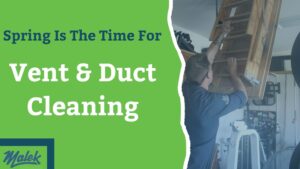 HVAC Technician about to climb up an attic ladder to perform duct cleaning