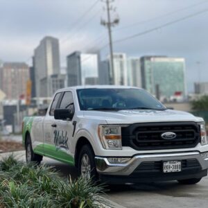 Malek Service Company vehicle in Houston, TX