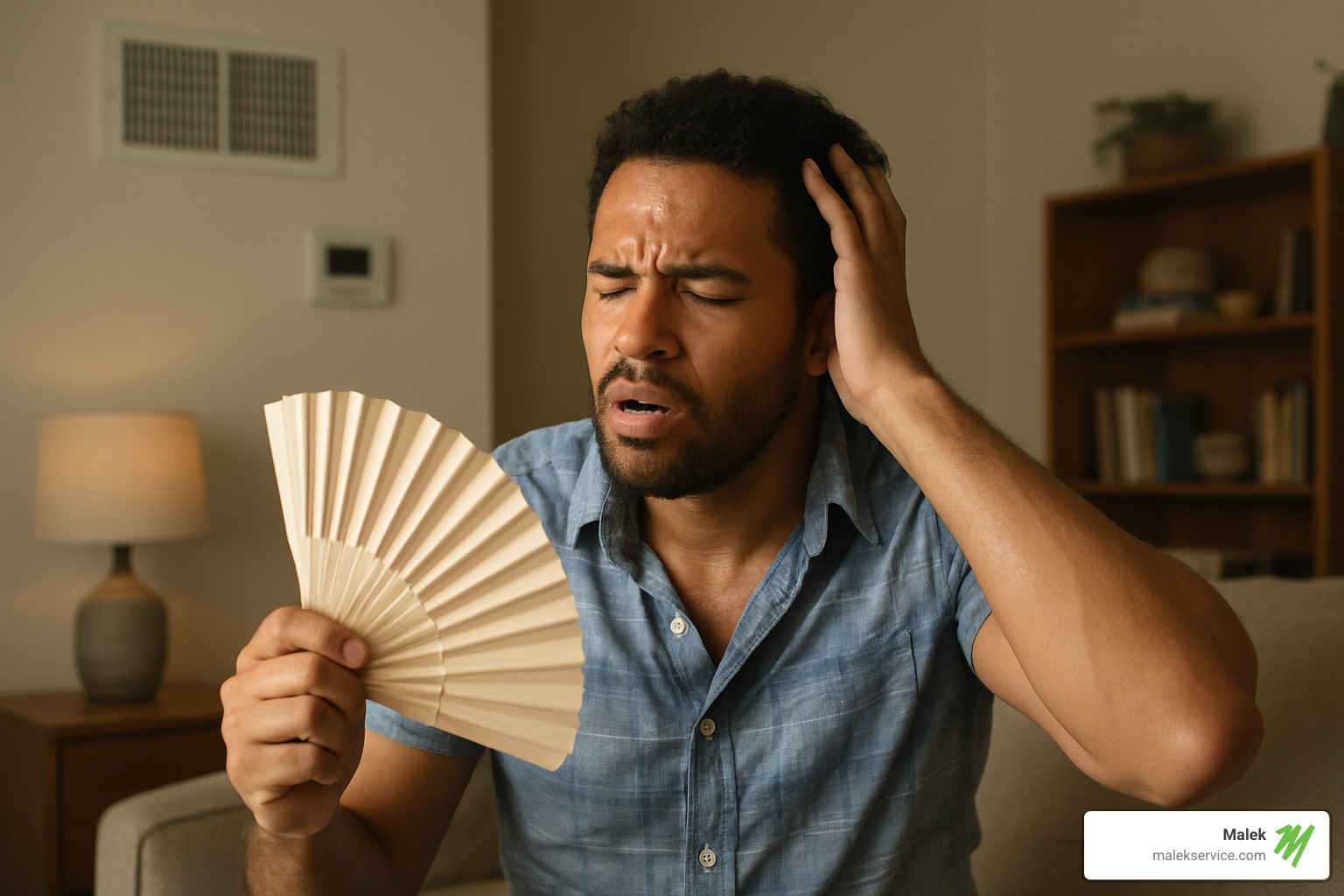 room not cooling down