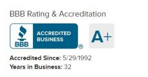 Malek Service Company's BBB Rating & Accreditation and how it relates to hiring a good contractor.