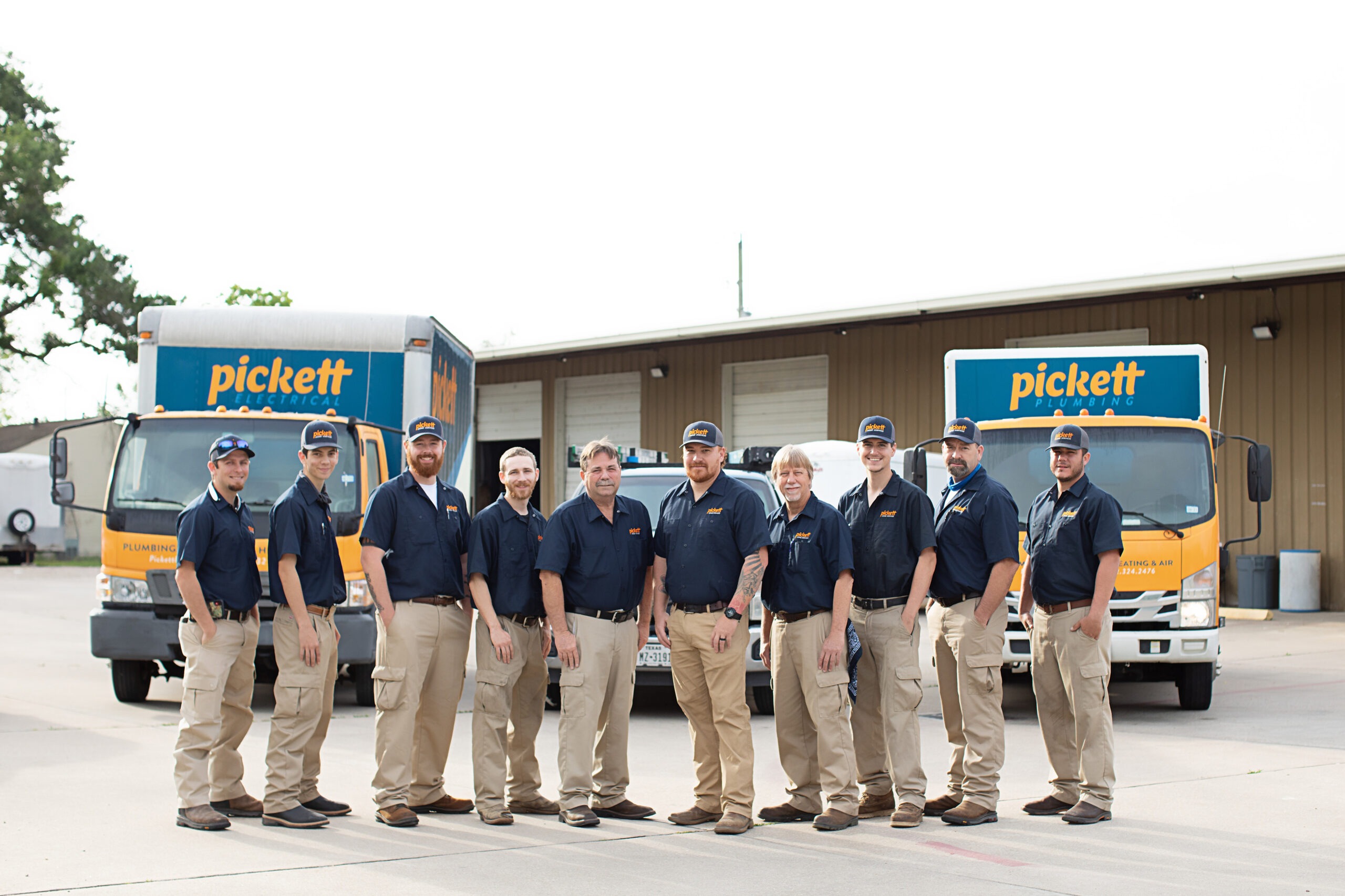 The Pickett Home Services team during Malek's expansion into Northwest Houston