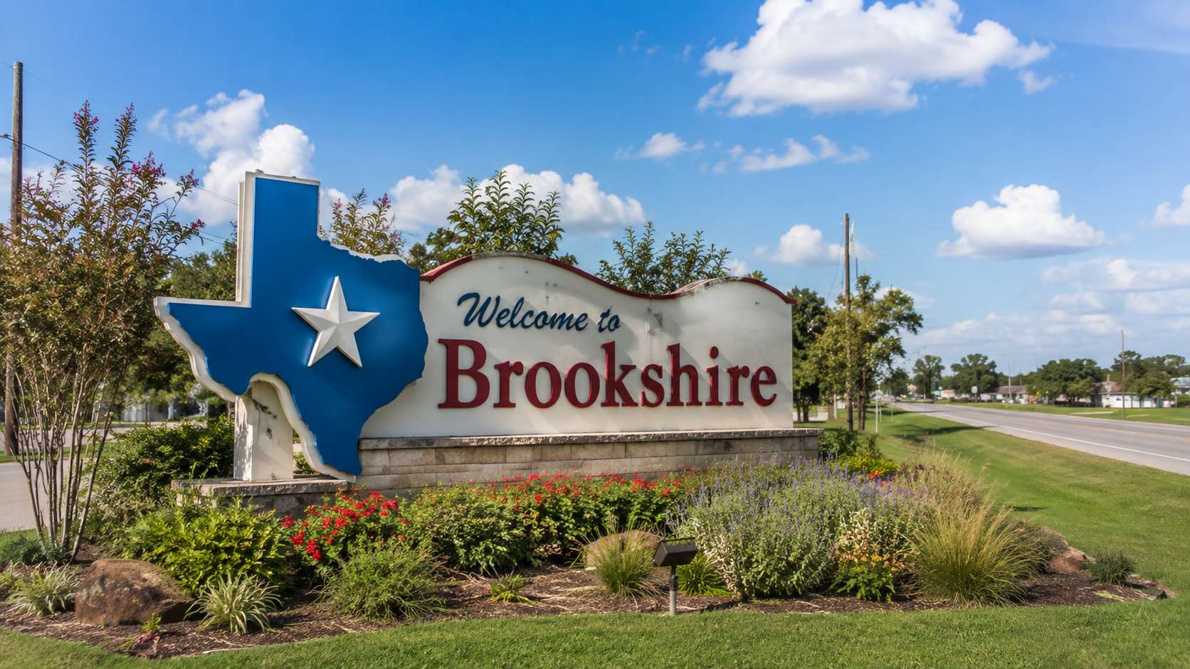 Welcome to Brookshire Texas community landmark